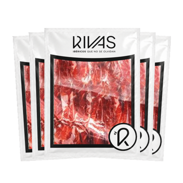 1/2 KG. PALETA BEHER ETIQUETA ROJA 100% IBÉRICA LONCHEADA EN SOBRES DE 5