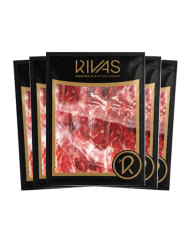 1/2 KG. PALETA BEHER ETIQUETA ORO 100% IBÉRICA LONCHEADA EN SOBRES DE 5