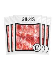 1/2 KG. JAMÓN BEHER ETIQUETA ROJA 100% IBÉRICO LONCHEADO EN SOBRES DE 5