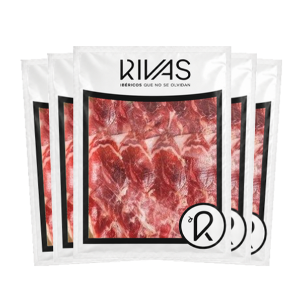 LONCHEADO DE JAMÓN 100% NATURAL RESERVA RIVAS + 3 AÑOS SALAMANCA 1/2 KG 5 SOBRES DE 100GRS