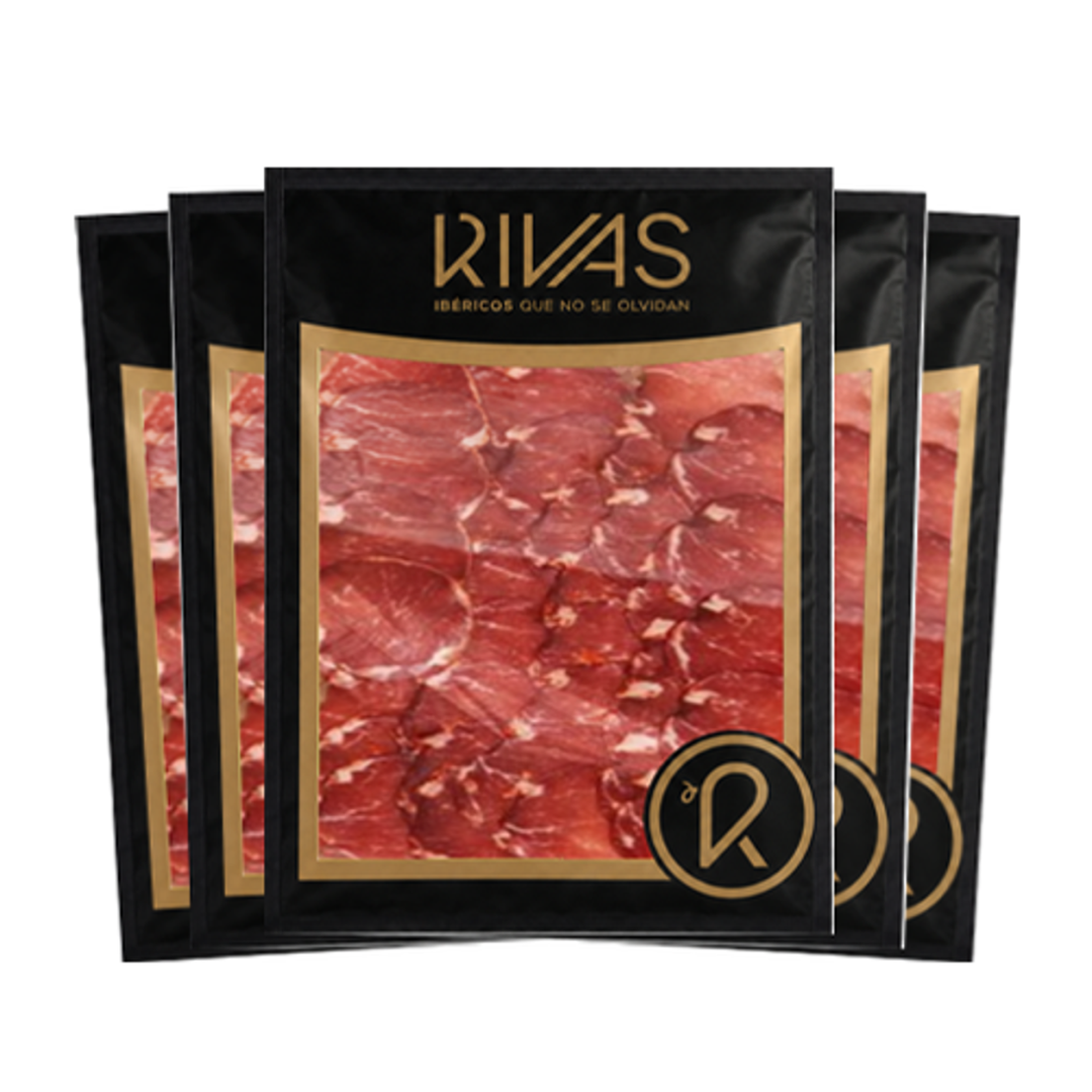 MEDIO KILO DE  LOMO ETIQUETA NEGRA 100% NATURAL PREMIUM - PACK DE 5 SOBRES