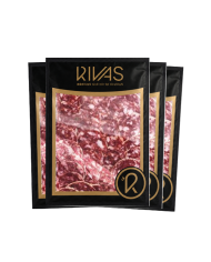 3+1 SALCHICHON BELLOTA IBÉRICO NATURAL. ( 4 sobres al precio de 3 ).