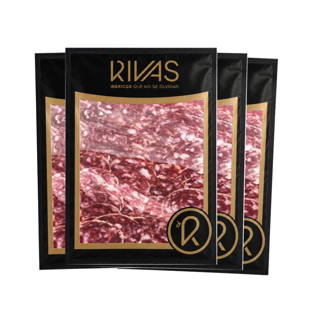 3+1 SALCHICHON BEHER BELLOTA 100% IBERICO ( 4 sobres al precio de 3).