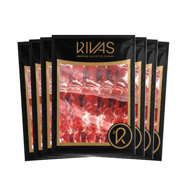 5+2 LONCHEADOS PALETA IBÉRICO BELLOTA SALAMANCA. ( 7 sobres al precio de 5 ).