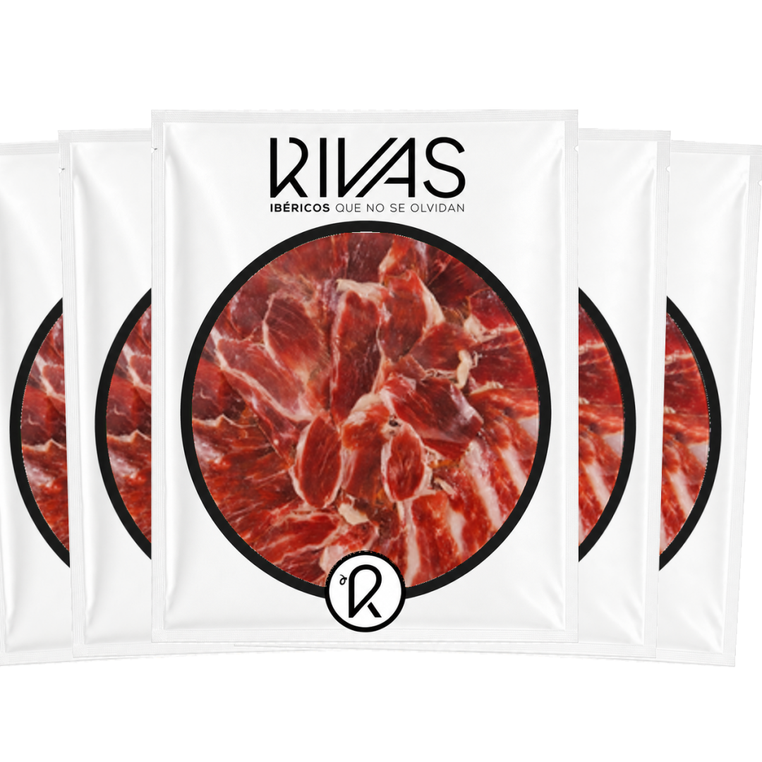 5 UNIDADES DE PALETA RIVAS 100% NATURAL PRESENTADA EN PLATO