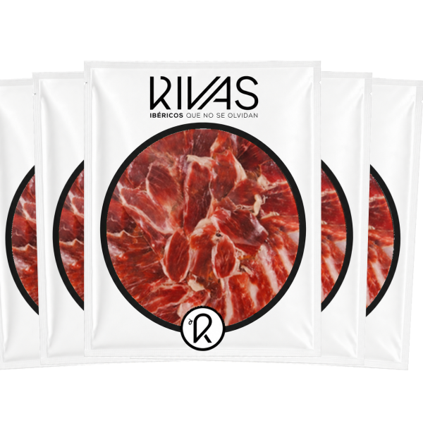 5 UNIDADES DE PALETA RIVAS 100% NATURAL PRESENTADA EN PLATO