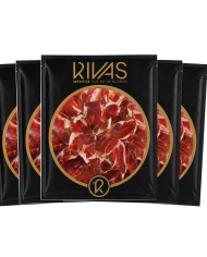 5 UNIDADES DE PALETA RIVAS ET. NEGRA 100% NATURAL PRESENTADA EN PLATO