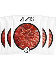5 UNIDADES DE PALETA RIVAS ET. NEGRA 100% NATURAL PRESENTADA EN PLATO