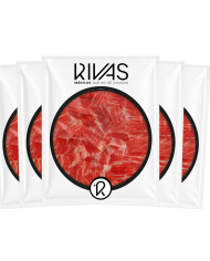 5 UNIDADES DE JAMÓN RIVAS CEBO DE CAMPO 100% IBÉRICO PRESENTADO EN PLATO