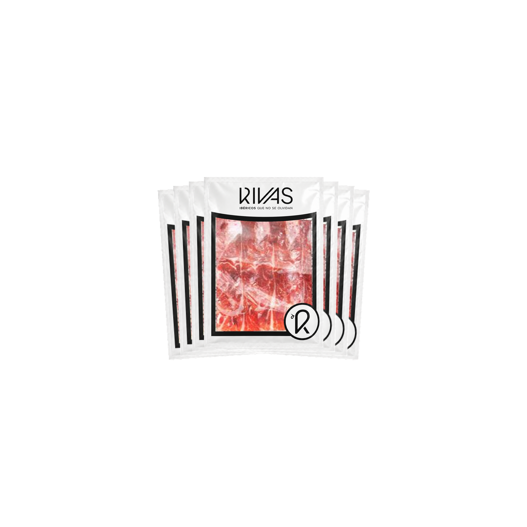 JAMÓN RIVAS GRAN RESERVA 100% NATURAL. (LONCHEADO)