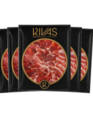 5 UNIDADES DE CHORIZO RIVAS IBÉRICO 100% NATURAL PRESENTADO EN PLATO