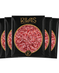 5 UNIDADES DE SALCHICHÓN RIVAS DE BELLOTA 100% NATURAL PRESENTADO EN PLATO