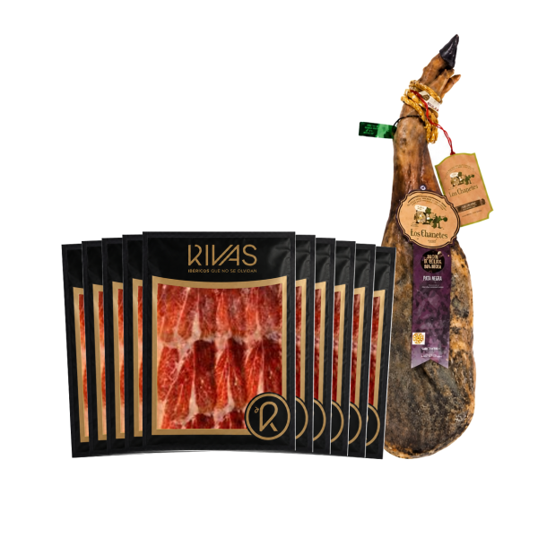 JAMÓN DE BELLOTA 100% IBÉRICO "PATA NEGRA" LOS CHANETES CAMPAÑA - (LONCHEADO)