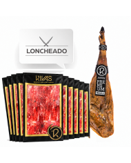 JAMÓN LONCHEADO DE BELLOTA IBÉRICO 100% RAZA IBÉRICA +5 AÑOS DE CURACIÓN