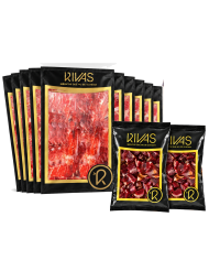 JAMÓN LONCHEADO DE BELLOTA IBÉRICO 100% RAZA IBÉRICA +5 AÑOS DE CURACIÓN