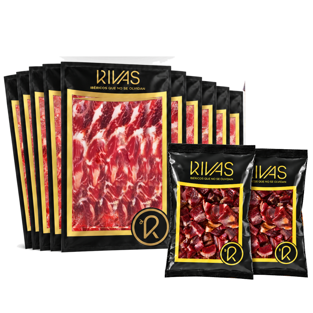 PALETA RIVAS BELLOTA 100% IBÉRICA PURA PREMIUM +36 MESES LONCHEADA