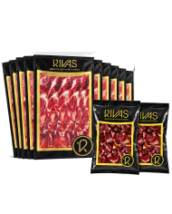 PALETA RIVAS BELLOTA 100% IBÉRICA PURA PREMIUM +36 MESES LONCHEADA