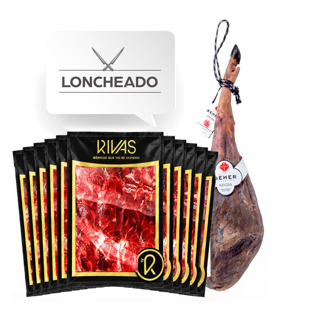 JAMÓN BEHER ETIQUETA ORO 30/40 MESES (LONCHEADO)