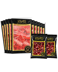 JAMON LONCHEADO DE BELLOTA IBERICO 50% RAZA IBÉRICA 100% NATURAL PREMIUM