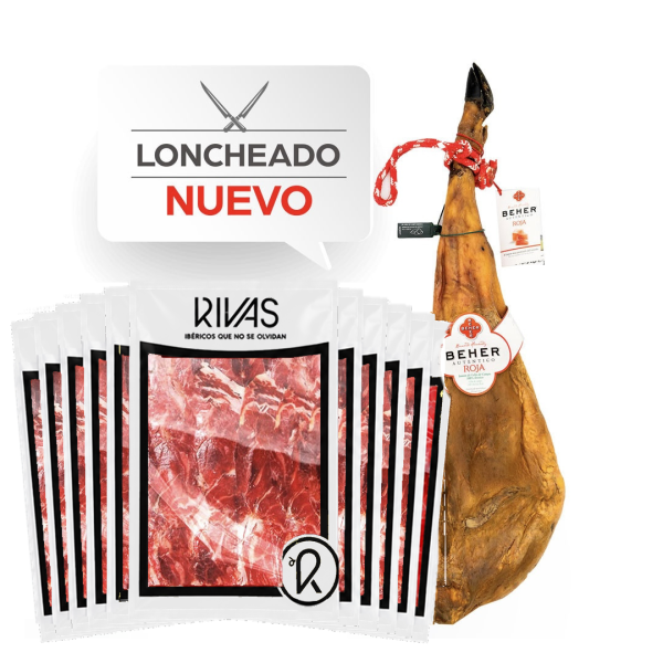 JAMÓN BEHER CEBO DE CAMPO 100% RAZA IBÉRICA LONCHEADO