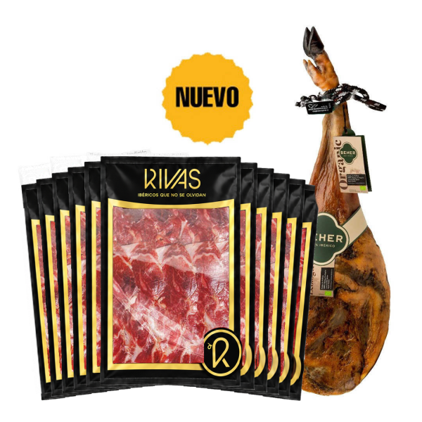 PALETA ECOLÓGICA BEHER BELLOTA 100% IBÉRICA PATA NEGRA LONCHEADA