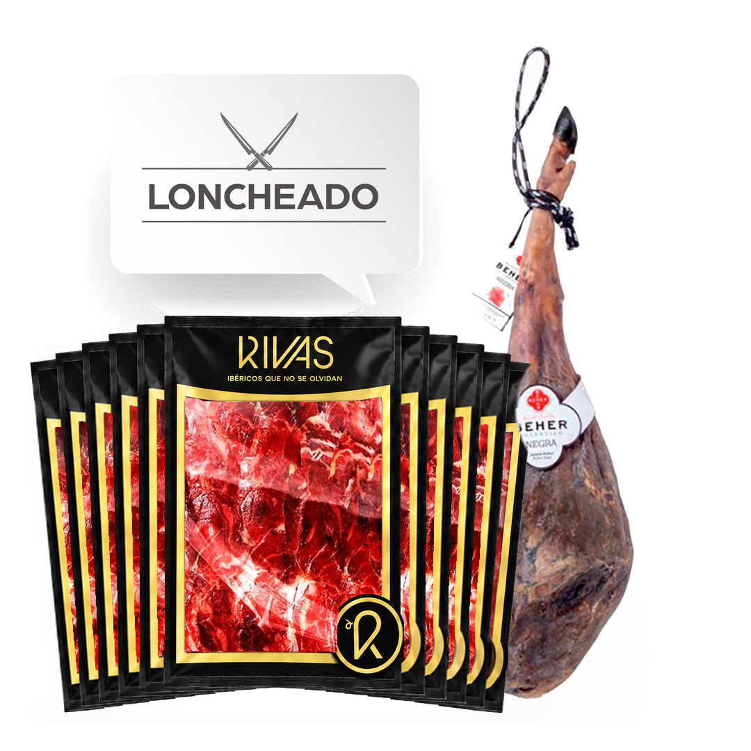 JAMÓN BEHER ETIQUETA ORO 30/40 MESES (LONCHEADO)