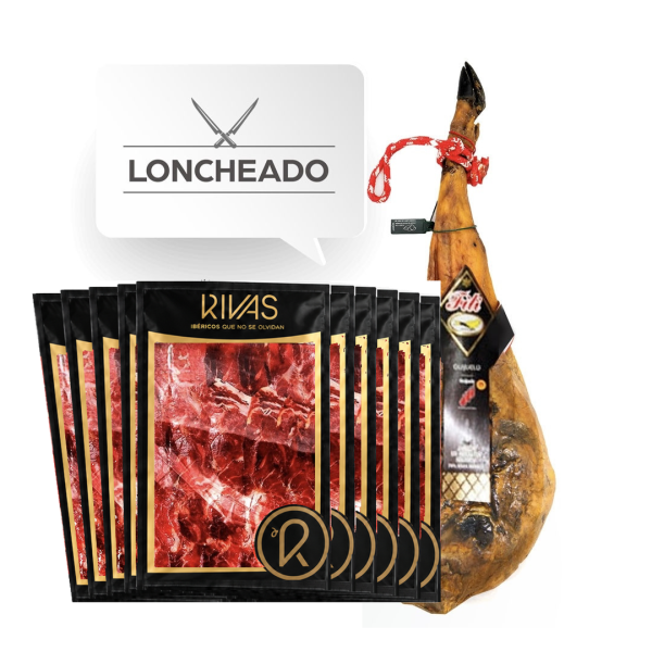 JAMÓN DE BELLOTA 100% IBÉRICO D.O. GUIJUELO - FILI (LONCHEADO)