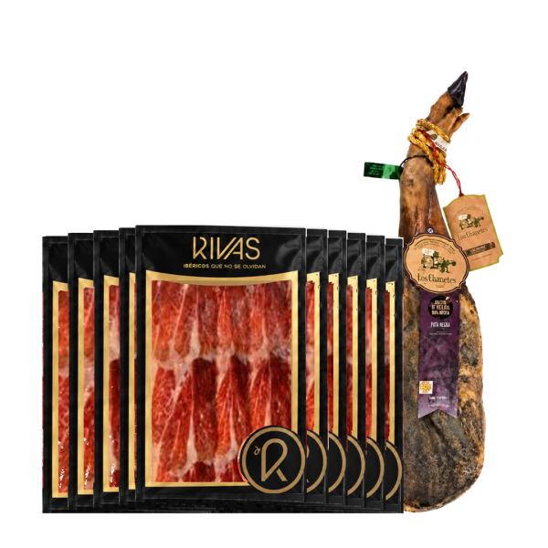 JAMÓN DE BELLOTA 100% IBÉRICO "PATA NEGRA" LOS CHANETES CAMPAÑA - (LONCHEADO)