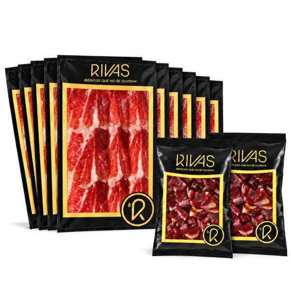 JAMÓN DE BELLOTA 100% IBÉRICO "PATA NEGRA" LOS CHANETES CAMPAÑA - (LONCHEADO)