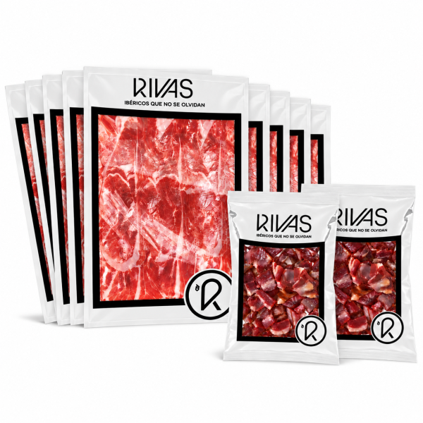 PALETA DE CEBO DE CAMPO 100% IBÉRICA LOS CHANETES +30 MESES DE CURACIÓN - (LONCHEADA)