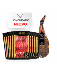 PALETA DE BELLOTA 100% IBÉRICA PREMIUM 100% NATURAL (2 MONTANERAS) (LONCHEADA)