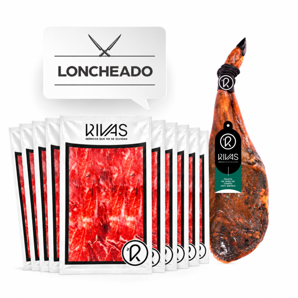 PALETA LONCHEADA RIVAS 100% IBÉRICA CEBO