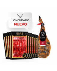 PALETA RIVAS DE BELLOTA IBÉRICA 50% RAZA IBÉRICA +3AÑOS DE CURACIÓN (LONCHEADO)