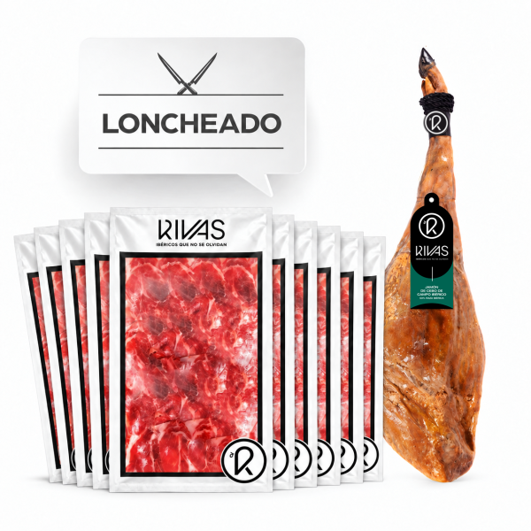 JAMÓN LONCHEADO DE CEBO IBÉRICO 50% RAZA IBÉRICA RIVAS