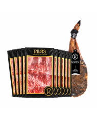 JAMÓN LONCHEADO DE BELLOTA RIVAS GRAN RESERVA 100% NATURAL