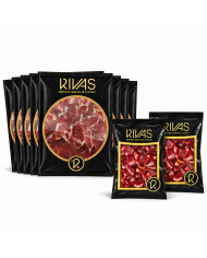JAMÓN RIVAS BELLOTA IBÉRICO, 100% NATURAL, CORTE TRADICIONAL