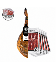 1 KG JAMÓN IBERICO DE CEBO LONCHEADO EN PAQUETES DE 100GRS