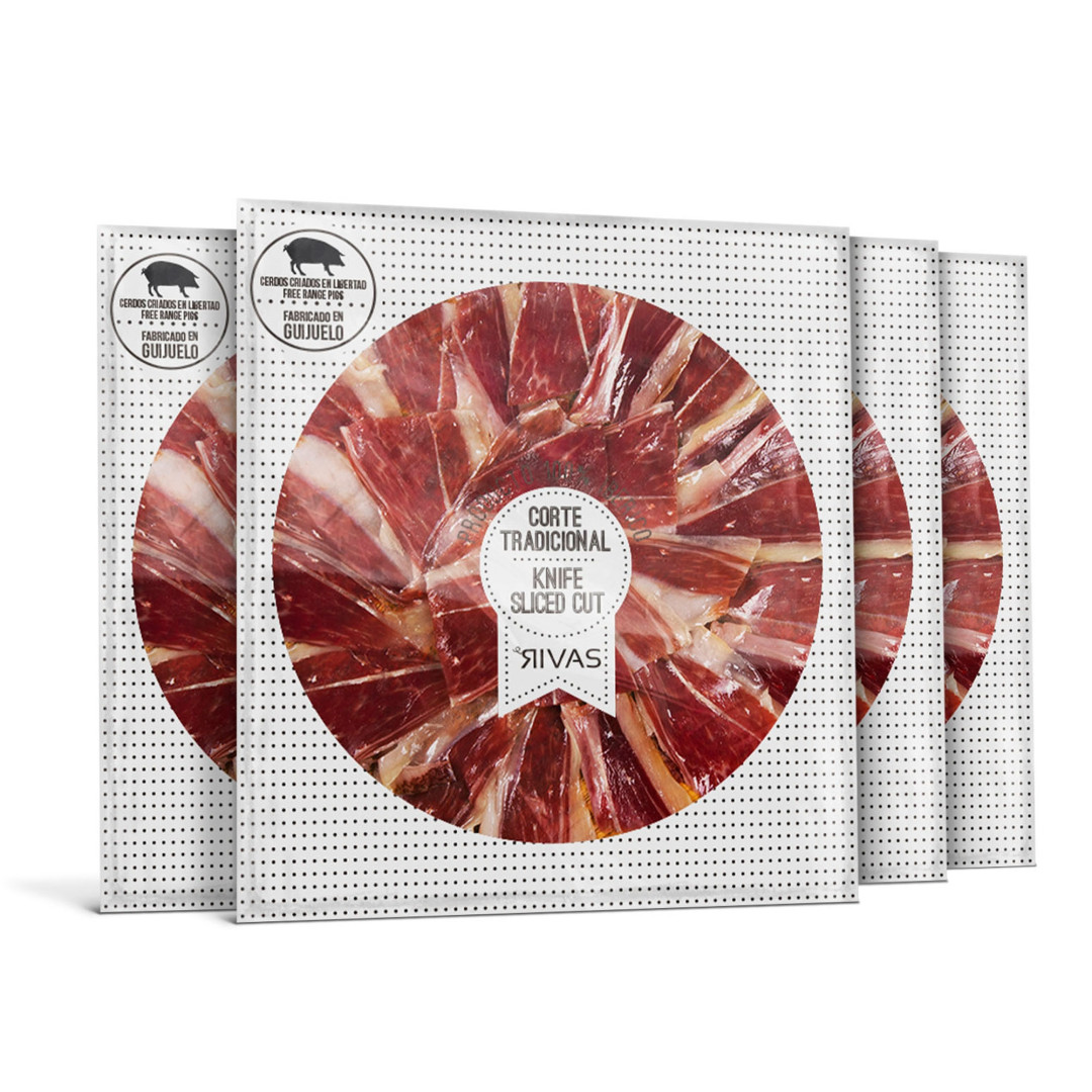 1/2 Kg. PALETA BELLOTA IBÉRICA (SALAMANCA) CORTADA A CUCHILLO EN 5 SOBRES