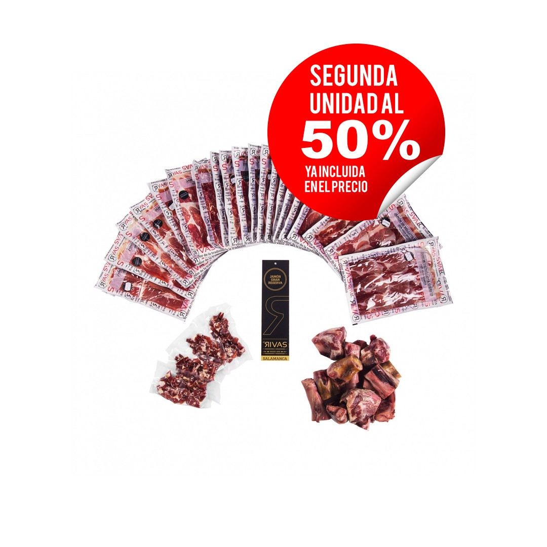 JAMÓN GRAN RESERVA 100% NATURAL. (LONCHEADO) - SEGUNDA UNIDAD A 59,50€